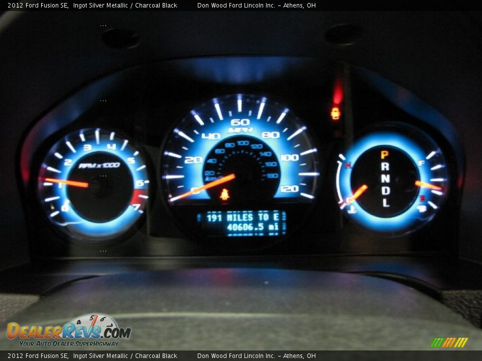 2012 Ford Fusion SE Ingot Silver Metallic / Charcoal Black Photo #20