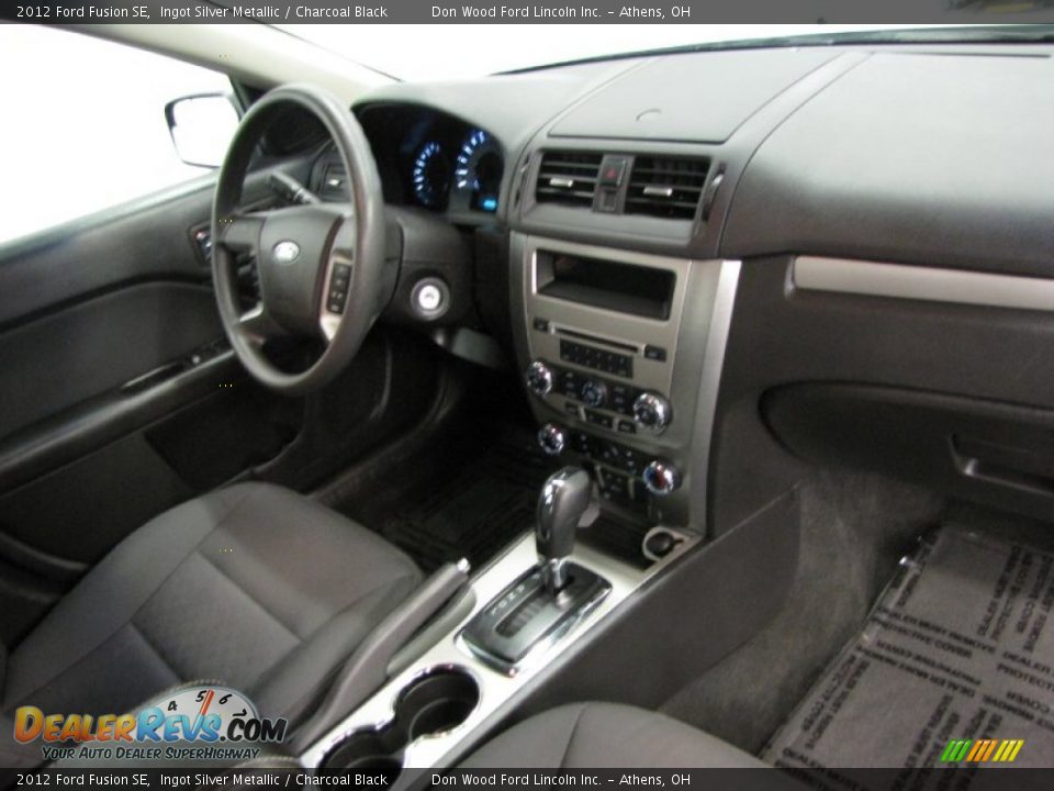 2012 Ford Fusion SE Ingot Silver Metallic / Charcoal Black Photo #22