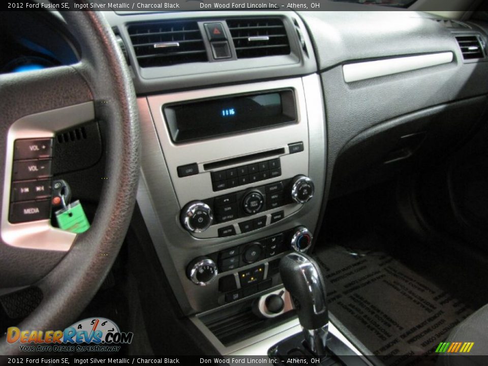 2012 Ford Fusion SE Ingot Silver Metallic / Charcoal Black Photo #23
