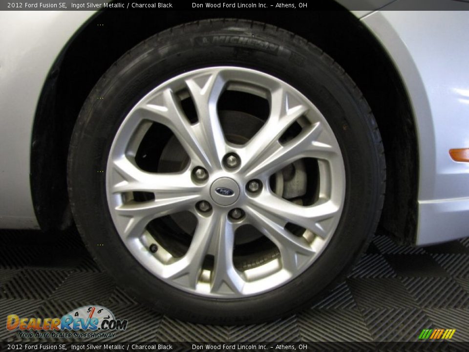 2012 Ford Fusion SE Ingot Silver Metallic / Charcoal Black Photo #27