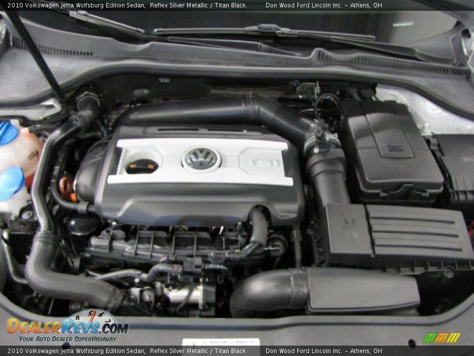 2010 Volkswagen Jetta Wolfsburg Edition Sedan Reflex Silver Metallic / Titan Black Photo #1