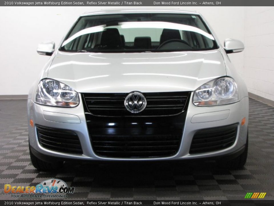 2010 Volkswagen Jetta Wolfsburg Edition Sedan Reflex Silver Metallic / Titan Black Photo #3