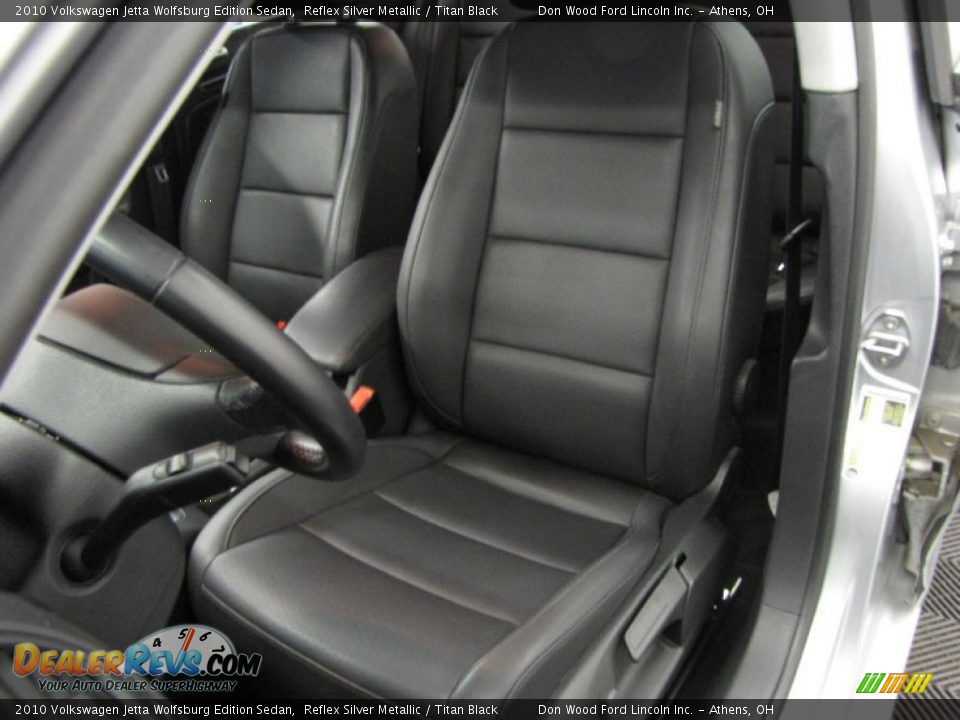 2010 Volkswagen Jetta Wolfsburg Edition Sedan Reflex Silver Metallic / Titan Black Photo #6