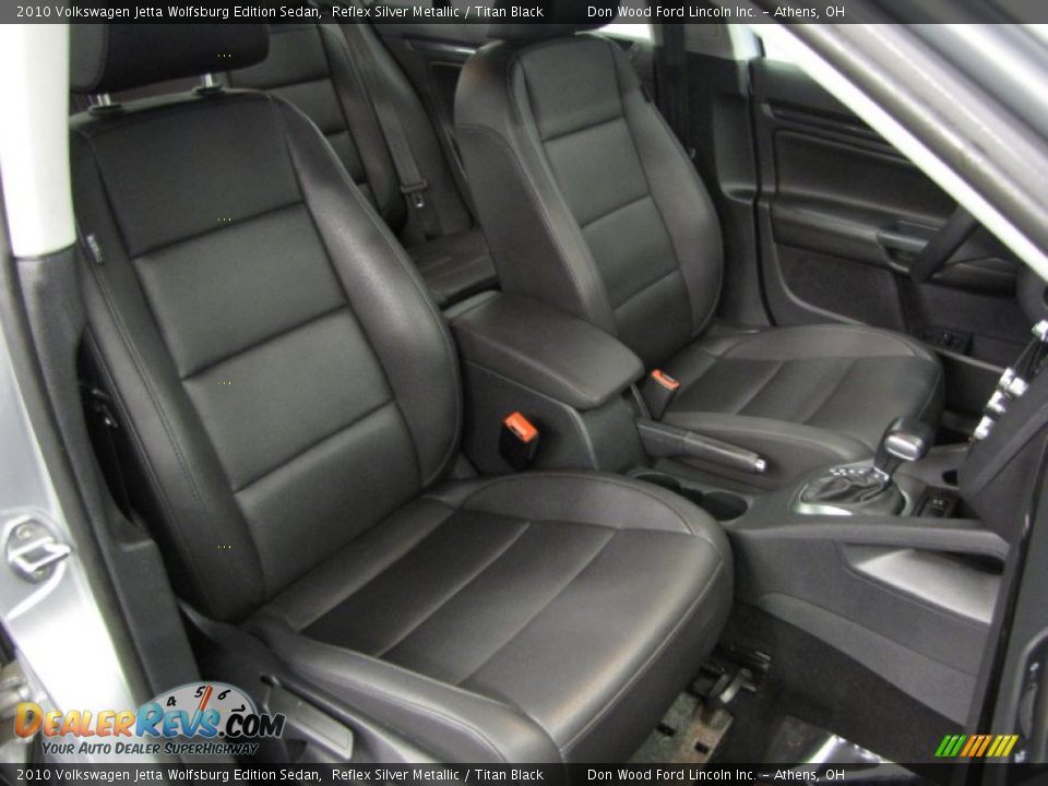 2010 Volkswagen Jetta Wolfsburg Edition Sedan Reflex Silver Metallic / Titan Black Photo #9