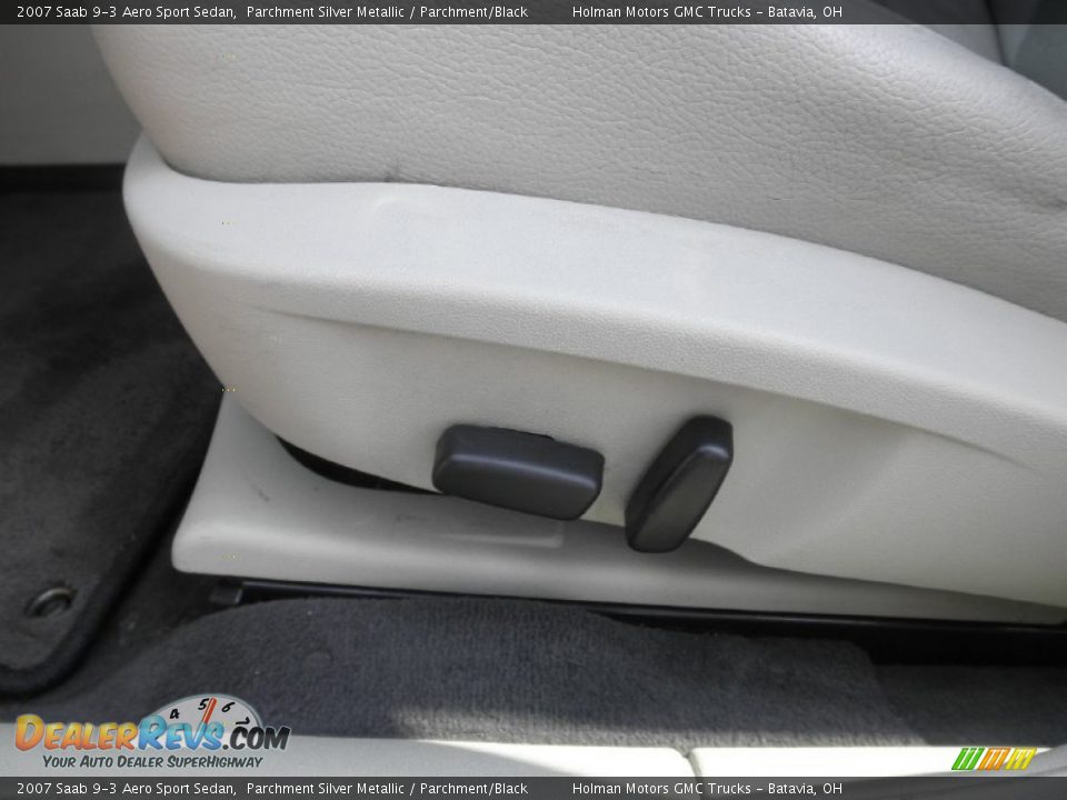 2007 Saab 9-3 Aero Sport Sedan Parchment Silver Metallic / Parchment/Black Photo #7