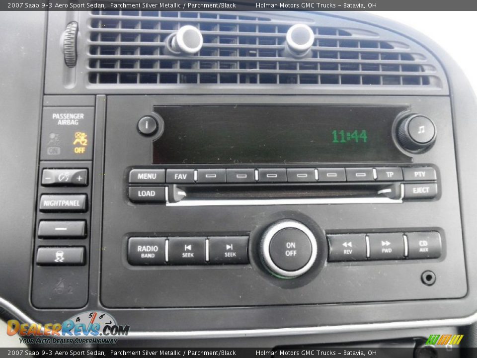 2007 Saab 9-3 Aero Sport Sedan Parchment Silver Metallic / Parchment/Black Photo #8