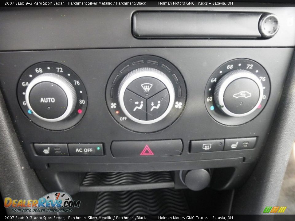 2007 Saab 9-3 Aero Sport Sedan Parchment Silver Metallic / Parchment/Black Photo #9