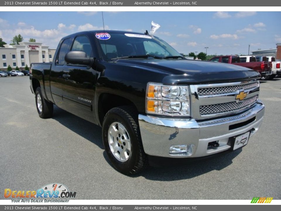 2013 Chevrolet Silverado 1500 LT Extended Cab 4x4 Black / Ebony Photo #1