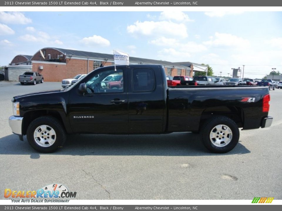 2013 Chevrolet Silverado 1500 LT Extended Cab 4x4 Black / Ebony Photo #3