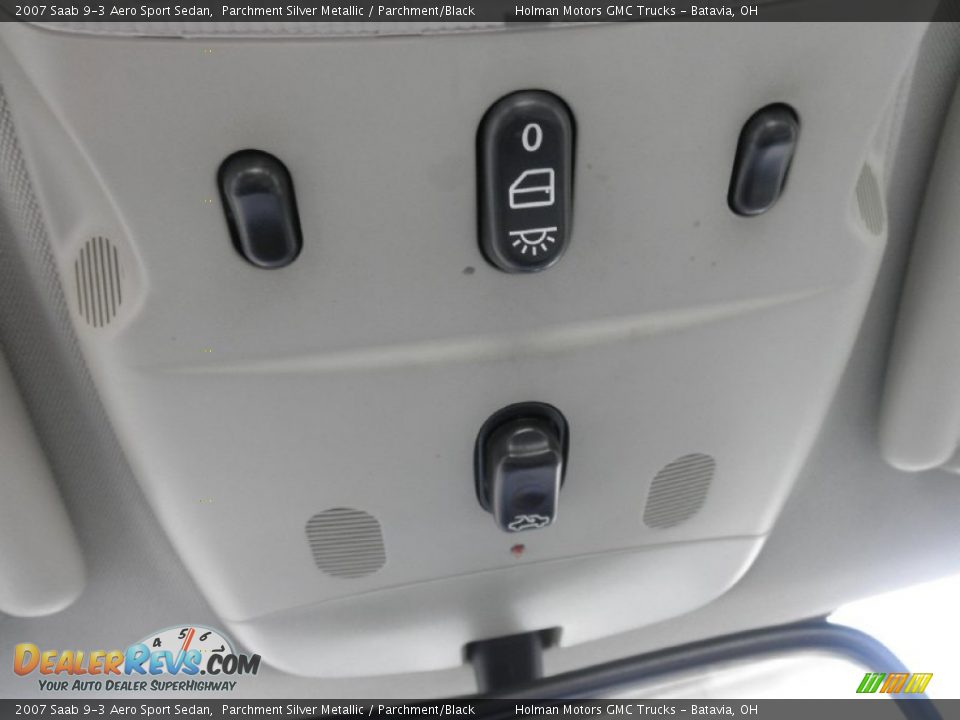 2007 Saab 9-3 Aero Sport Sedan Parchment Silver Metallic / Parchment/Black Photo #19