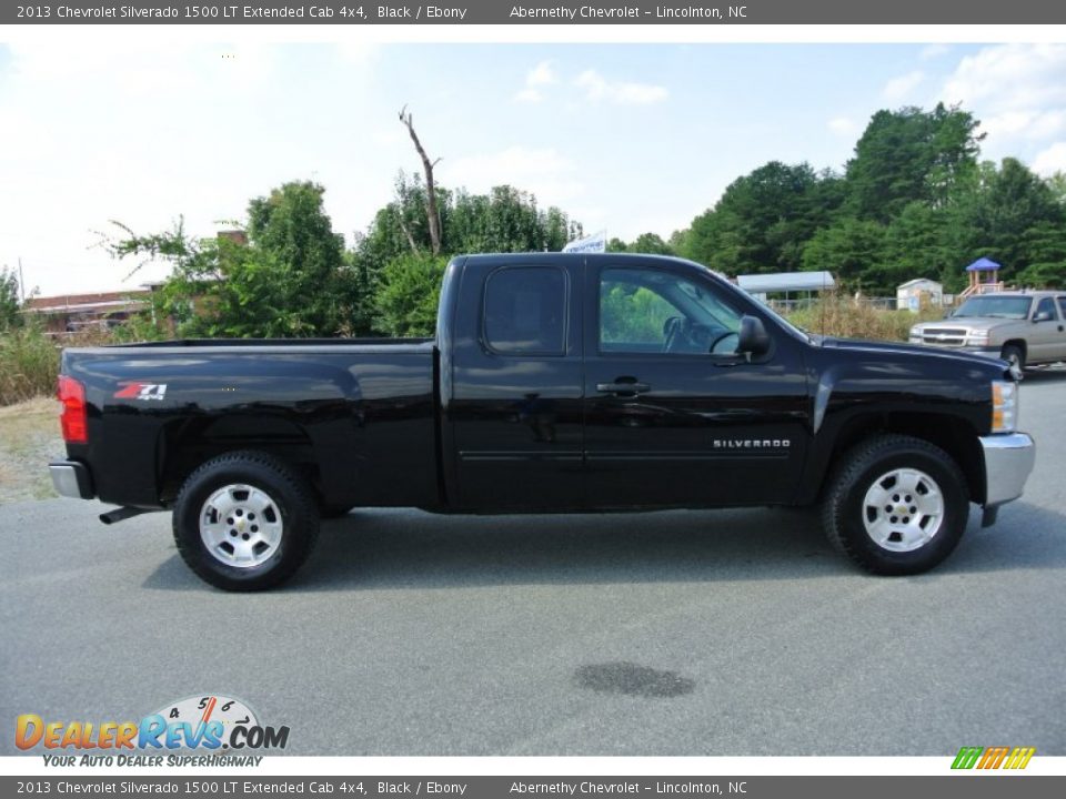 2013 Chevrolet Silverado 1500 LT Extended Cab 4x4 Black / Ebony Photo #7