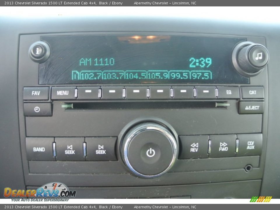 2013 Chevrolet Silverado 1500 LT Extended Cab 4x4 Black / Ebony Photo #11