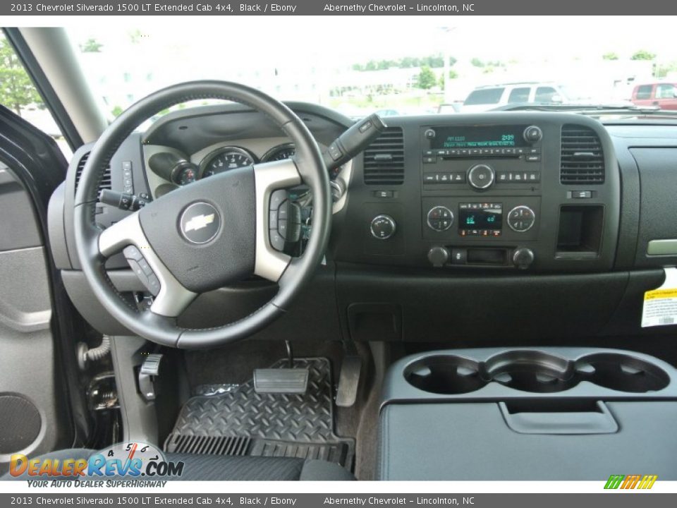 2013 Chevrolet Silverado 1500 LT Extended Cab 4x4 Black / Ebony Photo #17