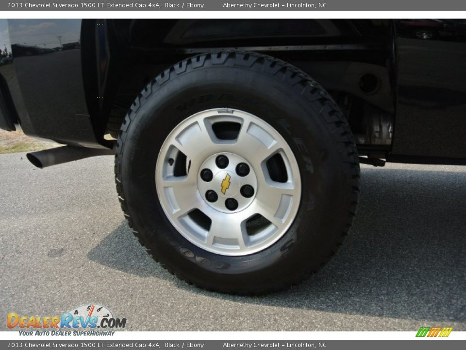 2013 Chevrolet Silverado 1500 LT Extended Cab 4x4 Black / Ebony Photo #19