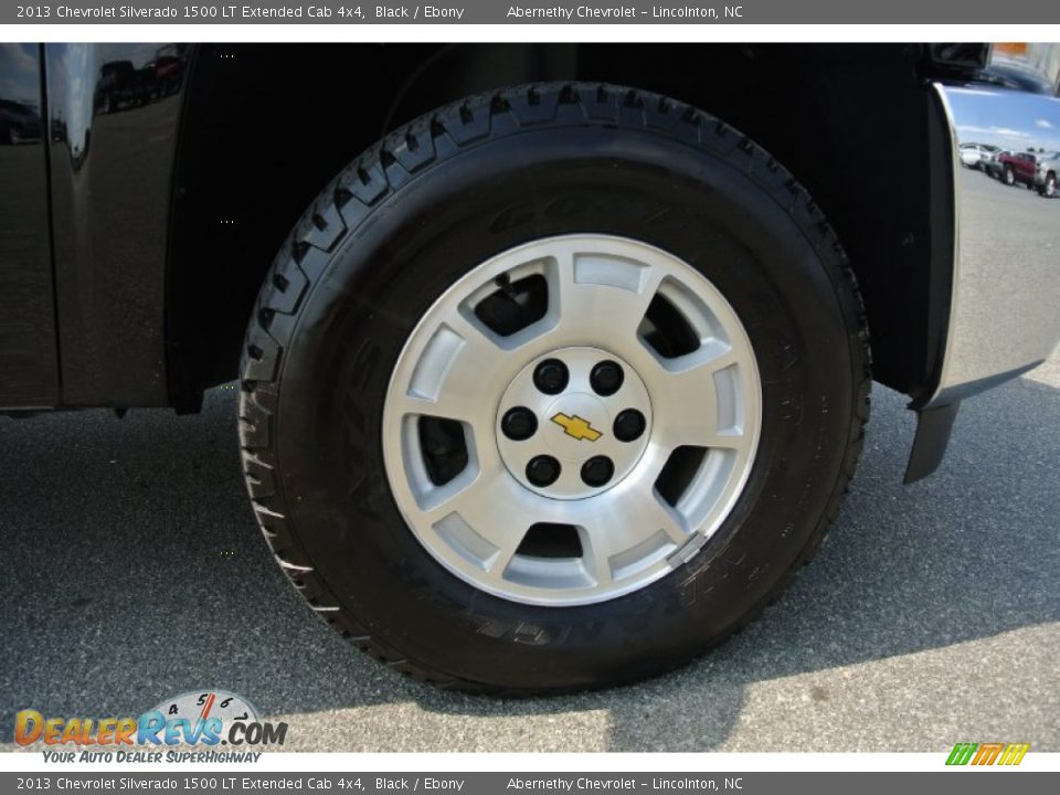 2013 Chevrolet Silverado 1500 LT Extended Cab 4x4 Black / Ebony Photo #23