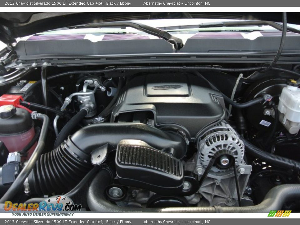 2013 Chevrolet Silverado 1500 LT Extended Cab 4x4 Black / Ebony Photo #24