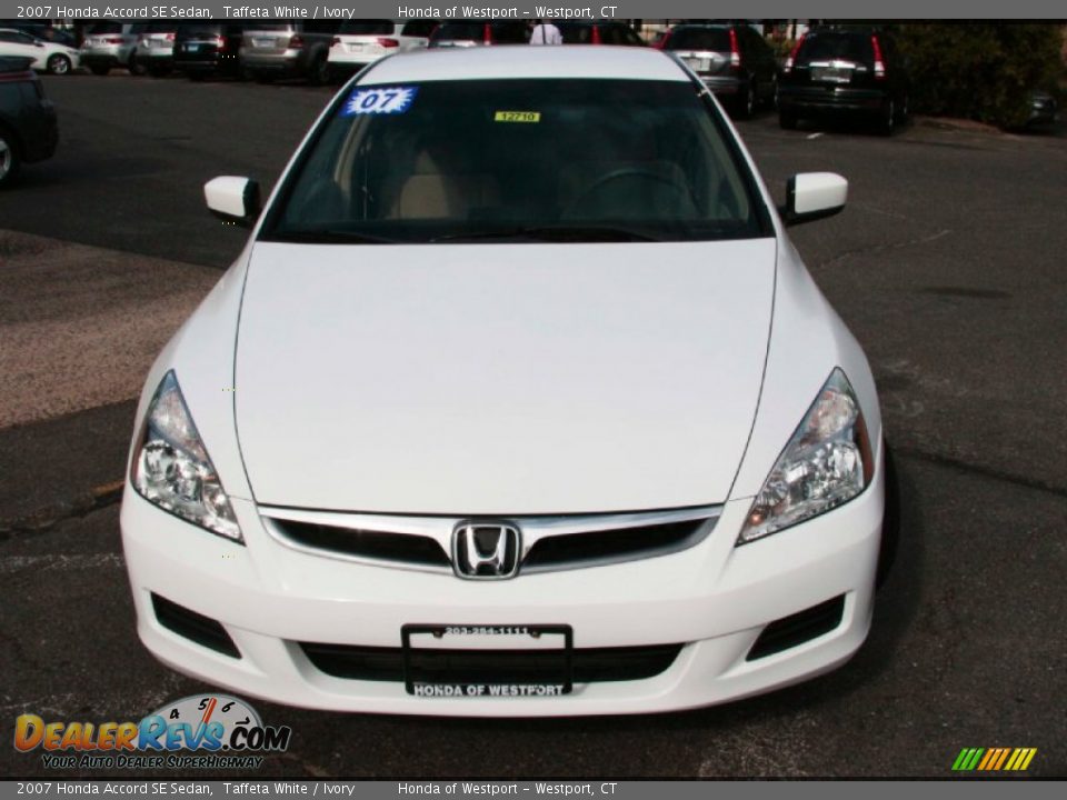 2007 Honda Accord SE Sedan Taffeta White / Ivory Photo #2
