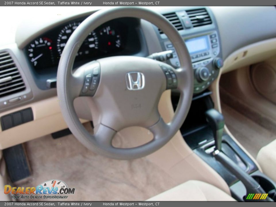 2007 Honda Accord SE Sedan Taffeta White / Ivory Photo #5