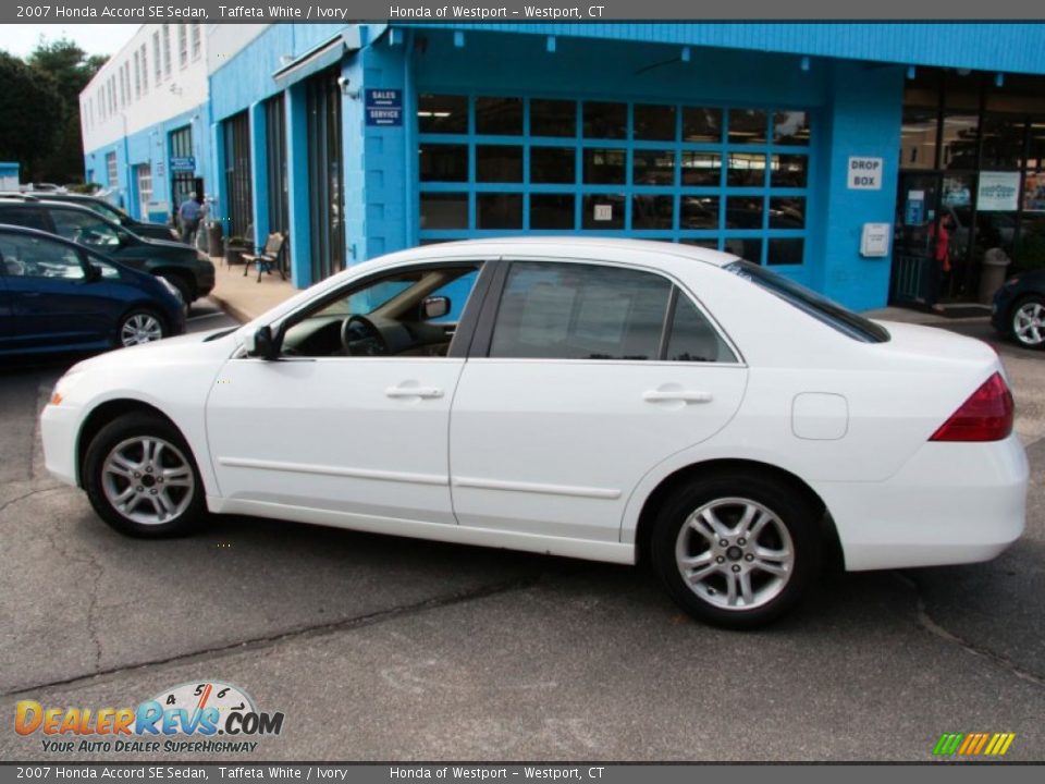 2007 Honda Accord SE Sedan Taffeta White / Ivory Photo #11