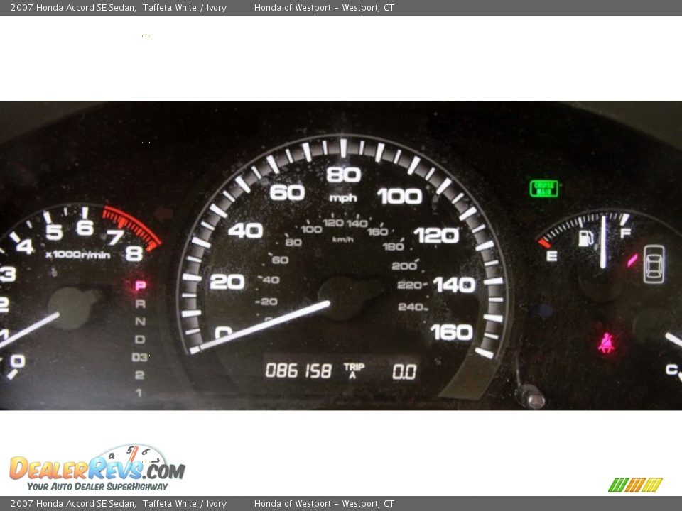 2007 Honda Accord SE Sedan Taffeta White / Ivory Photo #14
