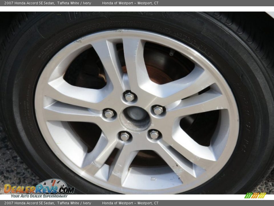 2007 Honda Accord SE Sedan Taffeta White / Ivory Photo #23