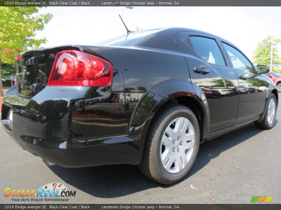 2014 Dodge Avenger SE Black Clear Coat / Black Photo #3