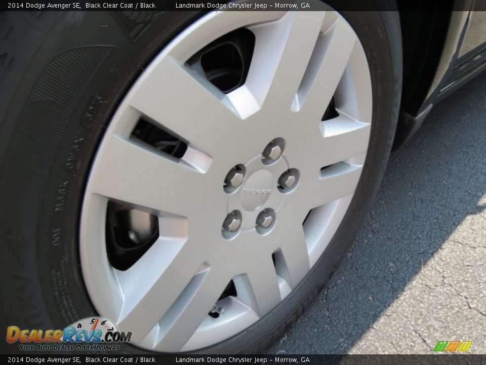 2014 Dodge Avenger SE Black Clear Coat / Black Photo #5