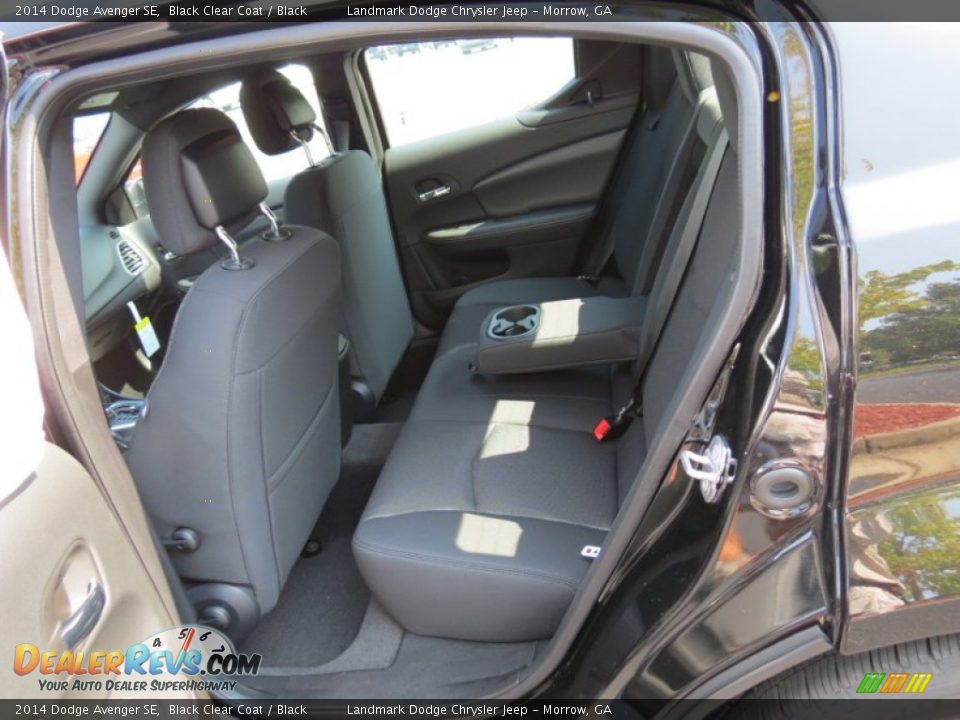 2014 Dodge Avenger SE Black Clear Coat / Black Photo #7
