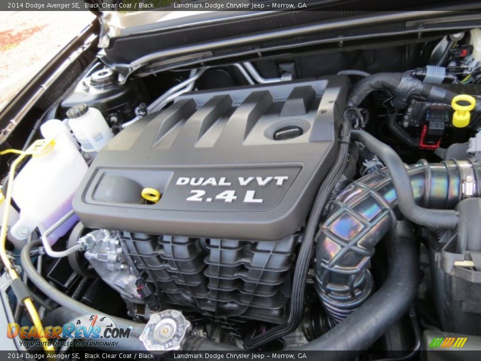 2014 Dodge Avenger SE Black Clear Coat / Black Photo #9