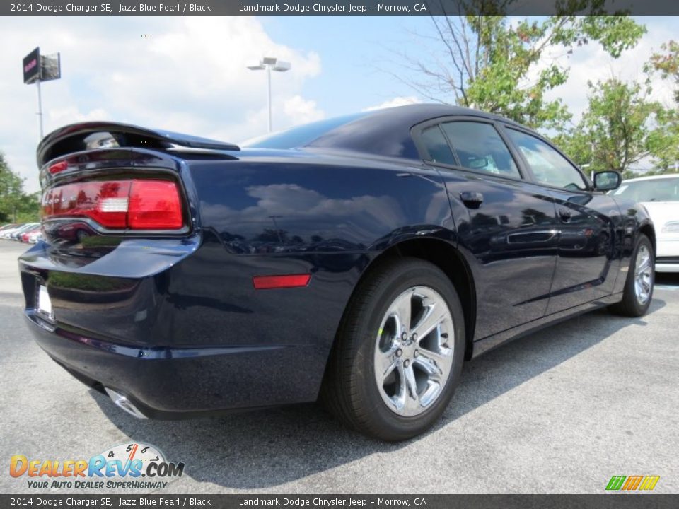 2014 Dodge Charger SE Jazz Blue Pearl / Black Photo #3