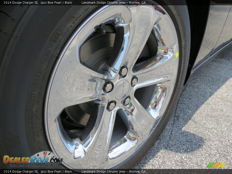 2014 Dodge Charger SE Jazz Blue Pearl / Black Photo #5