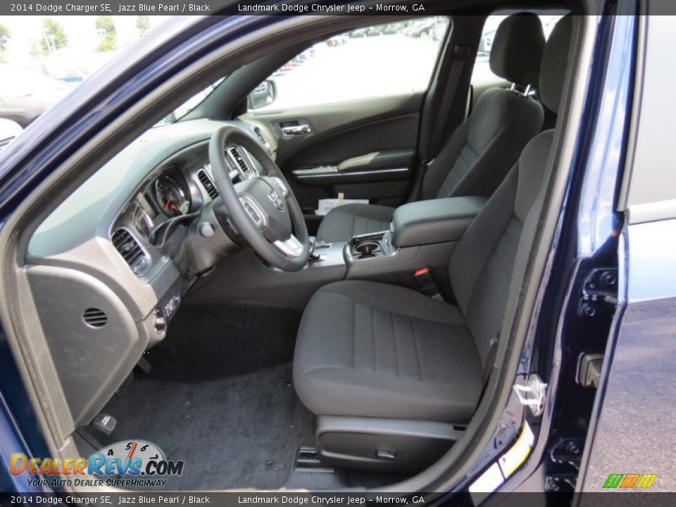 2014 Dodge Charger SE Jazz Blue Pearl / Black Photo #6