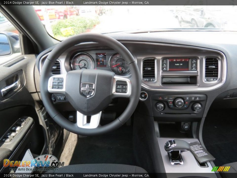 2014 Dodge Charger SE Jazz Blue Pearl / Black Photo #8
