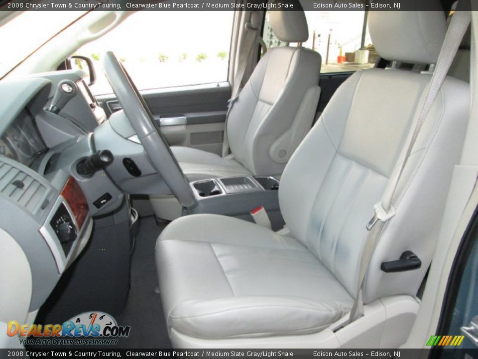 2008 Chrysler Town & Country Touring Clearwater Blue Pearlcoat / Medium Slate Gray/Light Shale Photo #15