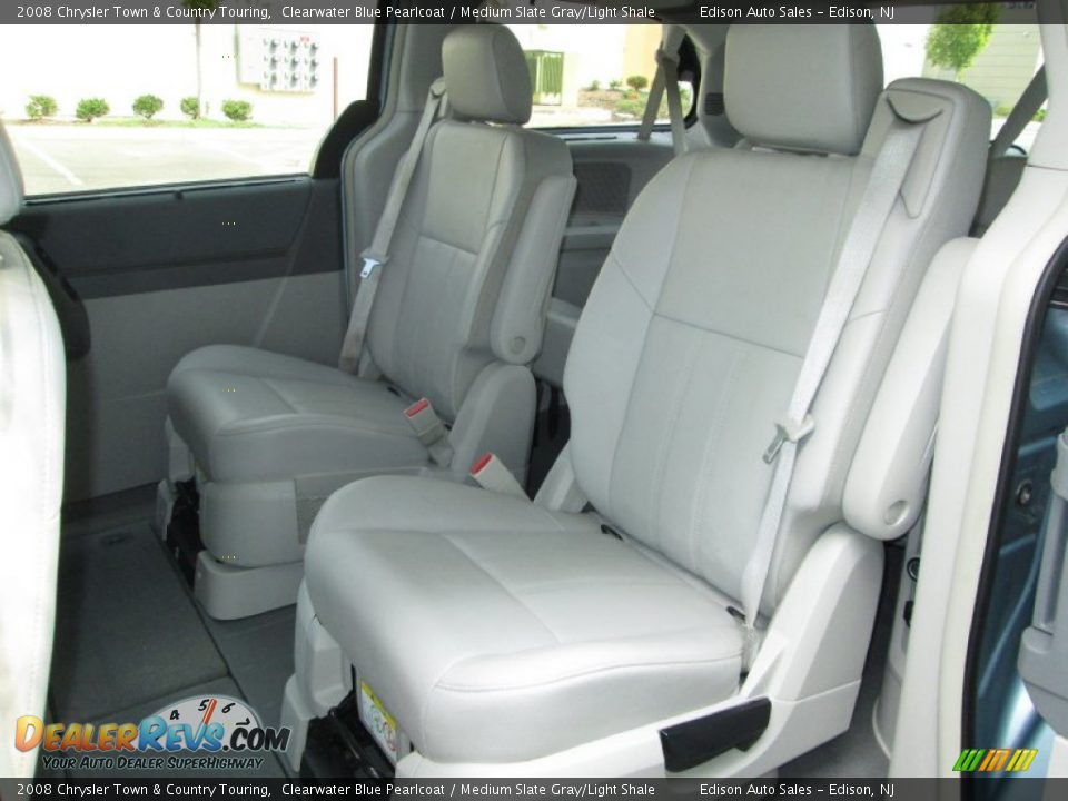 2008 Chrysler Town & Country Touring Clearwater Blue Pearlcoat / Medium Slate Gray/Light Shale Photo #19