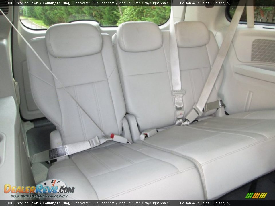 2008 Chrysler Town & Country Touring Clearwater Blue Pearlcoat / Medium Slate Gray/Light Shale Photo #22