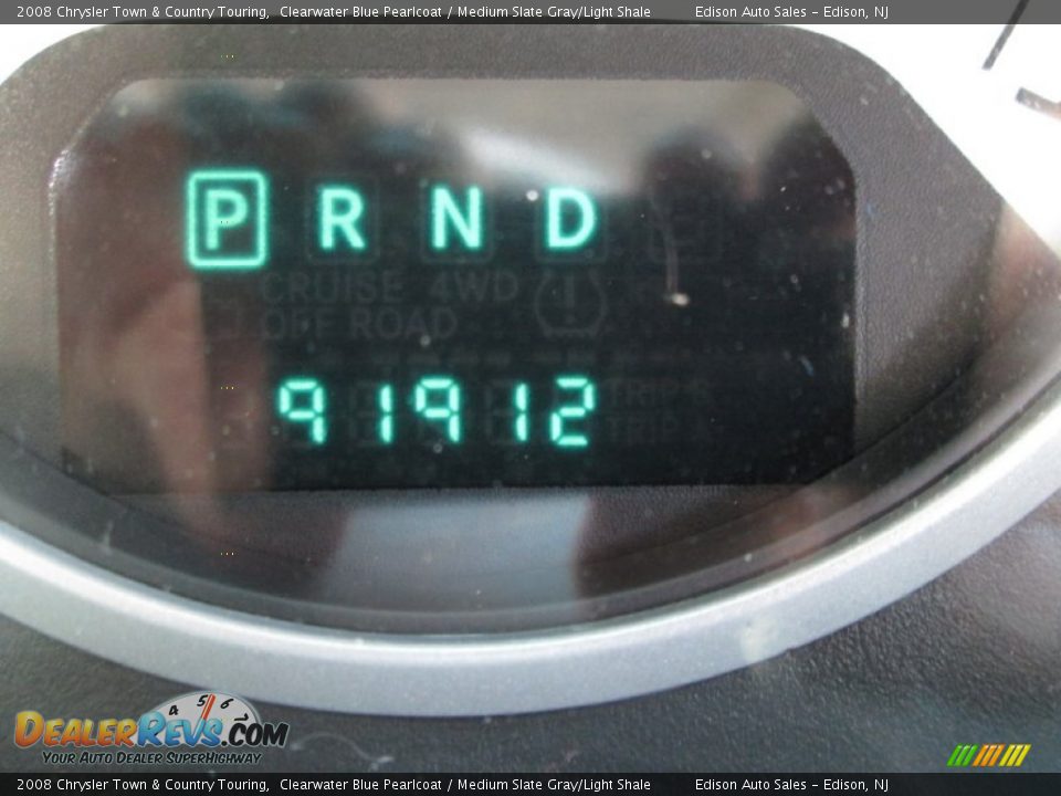 2008 Chrysler Town & Country Touring Clearwater Blue Pearlcoat / Medium Slate Gray/Light Shale Photo #28