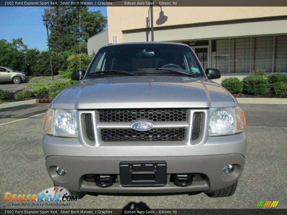 2002 Ford Explorer Sport 4x4 Silver Birch Metallic / Graphite Photo #12