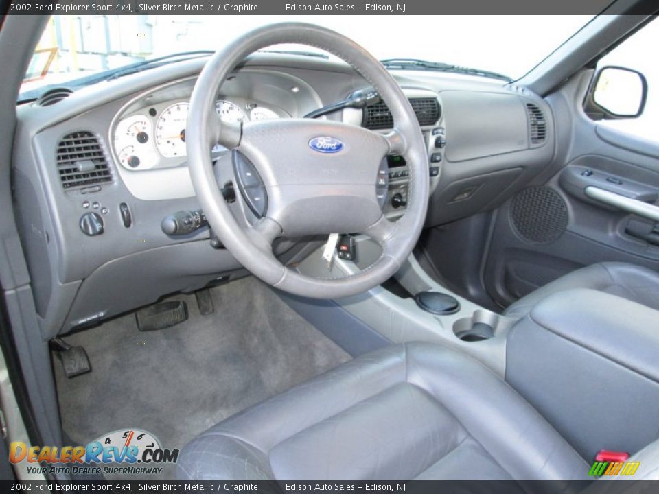 Graphite Interior - 2002 Ford Explorer Sport 4x4 Photo #14