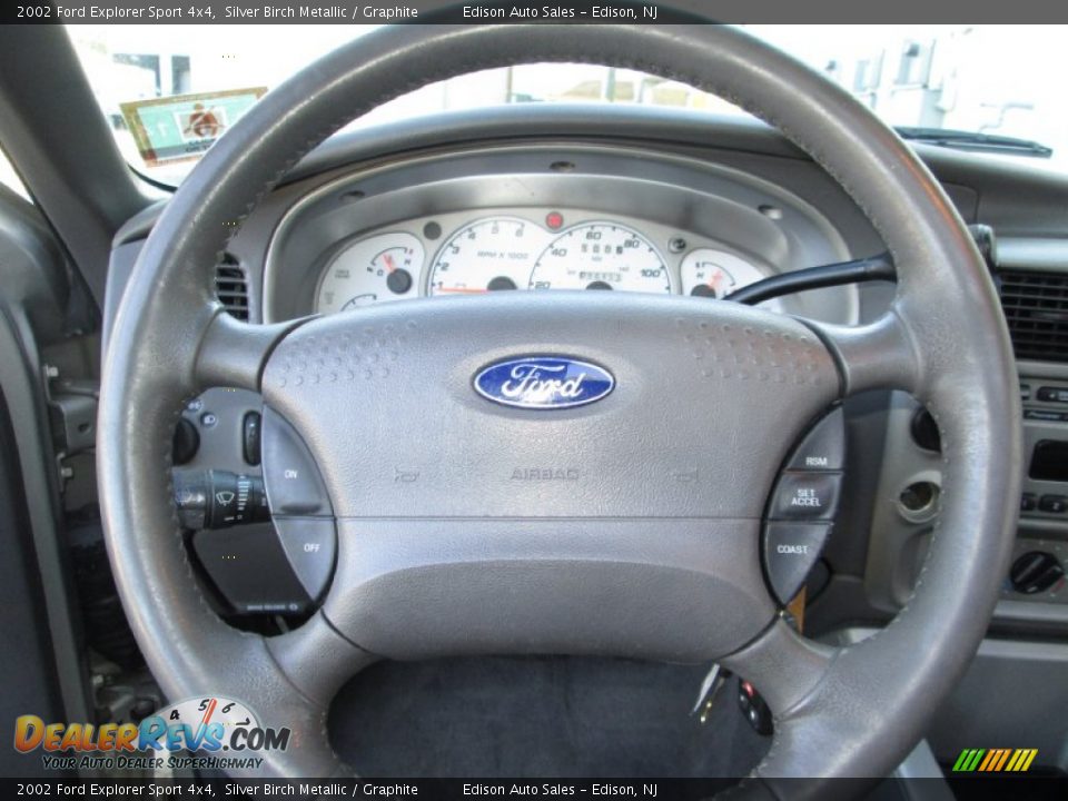 2002 Ford Explorer Sport 4x4 Steering Wheel Photo #20