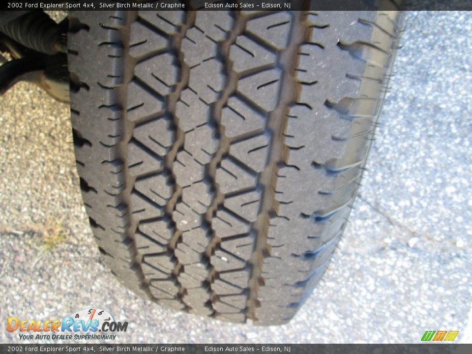 2002 Ford Explorer Sport 4x4 Silver Birch Metallic / Graphite Photo #30