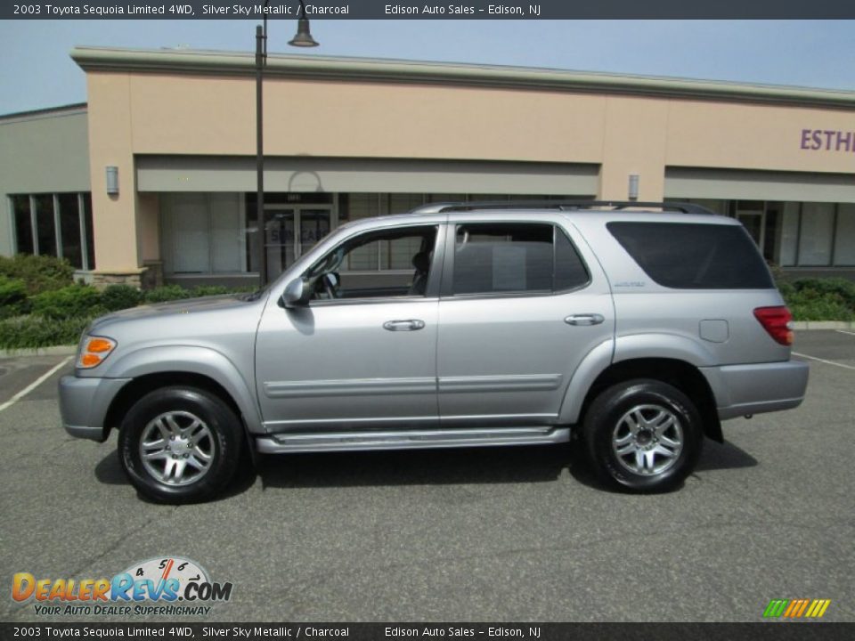 2003 Toyota Sequoia Limited 4WD Silver Sky Metallic / Charcoal Photo #3