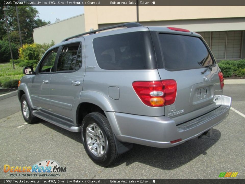 2003 Toyota Sequoia Limited 4WD Silver Sky Metallic / Charcoal Photo #4