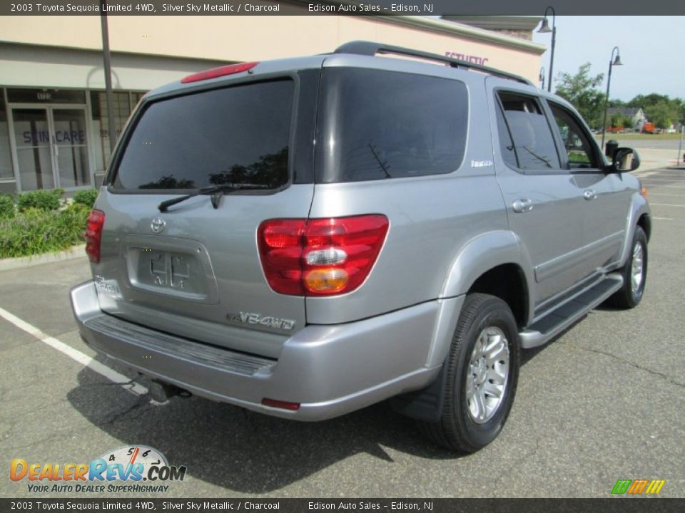 2003 Toyota Sequoia Limited 4WD Silver Sky Metallic / Charcoal Photo #7