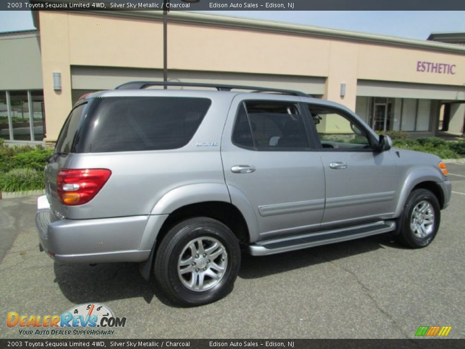 2003 Toyota Sequoia Limited 4WD Silver Sky Metallic / Charcoal Photo #8