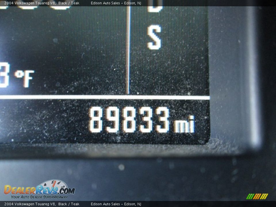 2004 Volkswagen Touareg V8 Black / Teak Photo #25