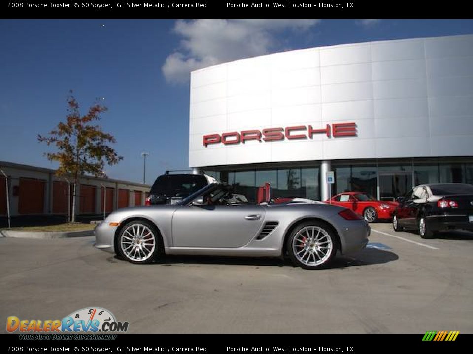 2008 Porsche Boxster RS 60 Spyder GT Silver Metallic / Carrera Red Photo #1