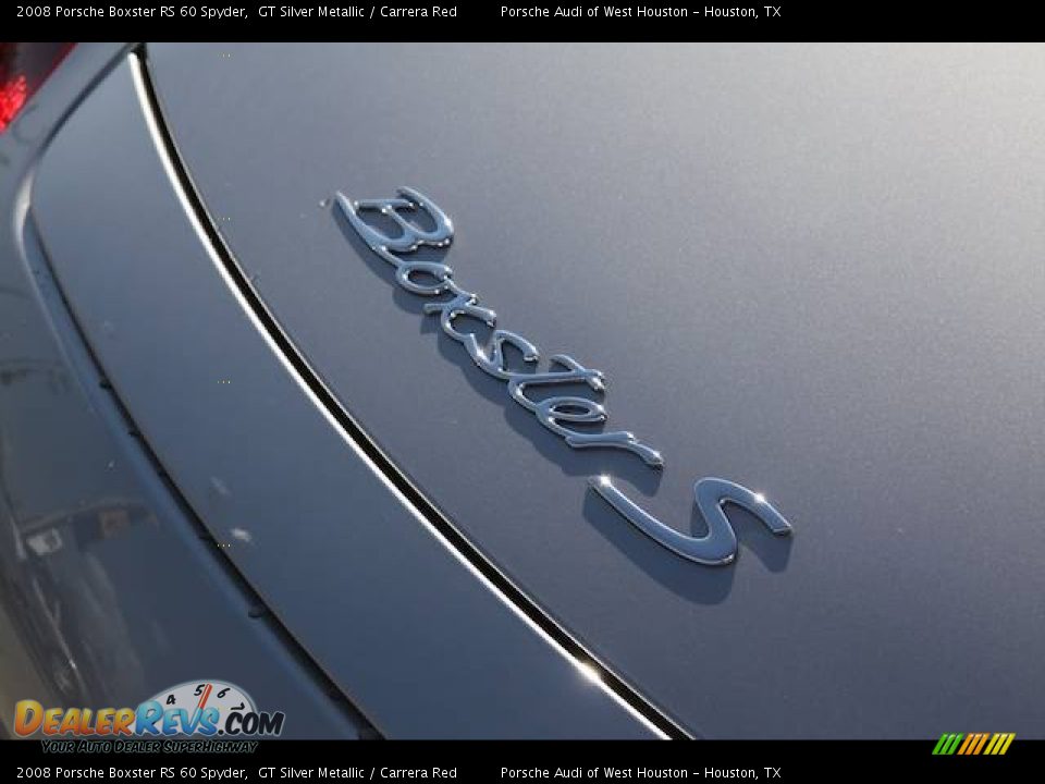2008 Porsche Boxster RS 60 Spyder GT Silver Metallic / Carrera Red Photo #6