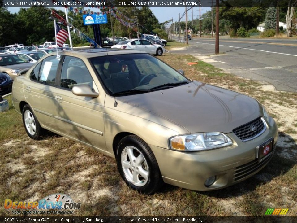 2002 Nissan Sentra GXE Iced Cappuccino / Sand Beige Photo #3