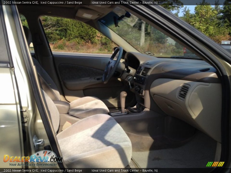 2002 Nissan Sentra GXE Iced Cappuccino / Sand Beige Photo #9
